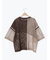 ナンバリングレースパッチワークTシャツ