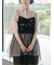 フラワーシフォンテープチュールキャミソール