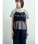 フラワーシフォンテープチュールキャミソール