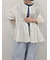 プリントアソートティアードブラウス