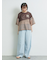 [接触冷感]裾タックパンツ