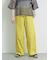 [接触冷感]裾タックパンツ