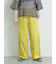 [接触冷感]裾タックパンツ