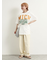 [接触冷感]リメイク風Tシャツ