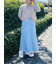 ツイル/デニムフリンジショートベスト
