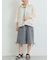 裾ドロストカーゴハーフパンツ
