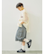 裾ドロストカーゴハーフパンツ