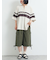 裾ドロストカーゴハーフパンツ