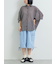裾ドロストカーゴハーフパンツ