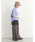 チュールレイヤードパンツ