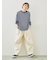 [接触冷感]配色ステッチパンツ