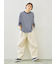 [接触冷感]配色ステッチパンツ