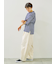 [接触冷感]配色ステッチパンツ