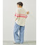 ダメージデニムイージーパンツ