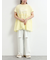 ダメージデニムイージーパンツ
