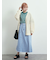 メッシュ編みVネックカーディガン