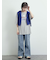 メッシュ編みVネックカーディガン
