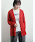 メッシュ編みVネックカーディガン