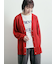 メッシュ編みVネックカーディガン