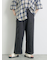 [接触冷感]裾スリットテーパードパンツ