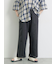 [接触冷感]裾スリットテーパードパンツ