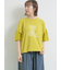 [接触冷感]袖メッシュプリントTシャツ