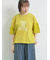 [接触冷感]袖メッシュプリントTシャツ