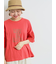 [接触冷感]袖メッシュプリントTシャツ