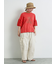[接触冷感]袖メッシュプリントTシャツ