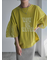 [接触冷感]袖メッシュプリントTシャツ
