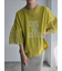 [接触冷感]袖メッシュプリントTシャツ