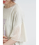 [接触冷感]袖メッシュプリントTシャツ