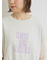[接触冷感]袖メッシュプリントTシャツ