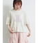 [接触冷感]袖メッシュプリントTシャツ