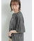 [接触冷感]袖メッシュプリントTシャツ