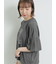 [接触冷感]袖メッシュプリントTシャツ