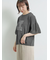 [接触冷感]袖メッシュプリントTシャツ