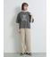 [接触冷感]袖メッシュプリントTシャツ