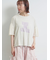 [接触冷感]袖メッシュプリントTシャツ