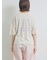 [接触冷感]袖メッシュプリントTシャツ