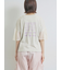 [接触冷感]袖メッシュプリントTシャツ