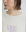 [接触冷感]袖メッシュプリントTシャツ