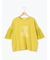[接触冷感]袖メッシュプリントTシャツ