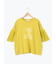 [接触冷感]袖メッシュプリントTシャツ