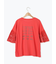 [接触冷感]袖メッシュプリントTシャツ