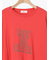 [接触冷感]袖メッシュプリントTシャツ