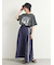 [接触冷感]バンドモチーフアソートプリントTシャツ