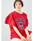 [接触冷感]フレアスリーブチュニックTシャツ