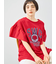 [接触冷感]フレアスリーブチュニックTシャツ