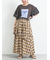 [接触冷感]フレアスリーブチュニックTシャツ